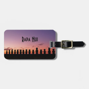 Étiquette À Bagage Île de Pâques Rapa Nui Chili Amérique du Sud