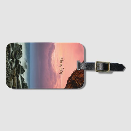 Étiquette À Bagage Île de Skye, Écosse (Devant Horizontal)