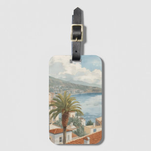 Étiquette À Bagage Îles Baléares Voyage Vintage Français