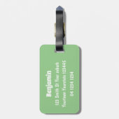 Étiquette À Bagage Illustration amusante d'un cochon de phacochère af (Dos Vertical)