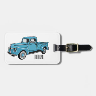 Étiquette À Bagage Illustration classique de la caricature pour camio