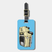 Étiquette À Bagage Illustration classique de van (Devant Vertical)