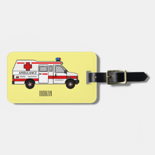 Étiquette À Bagage Illustration d'ambulance