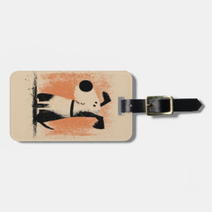 Étiquette À Bagage Illustration de chien mignon – Art de chien de des