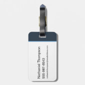 Étiquette À Bagage Illustration de Cyborg en crise infinie (Dos Vertical)