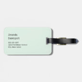 Étiquette À Bagage Illustration de dessin animé de cerfs de bébés mig (Dos horizontal)