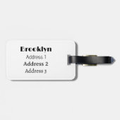 Étiquette À Bagage Illustration de dessin sur le maïs (Dos horizontal)