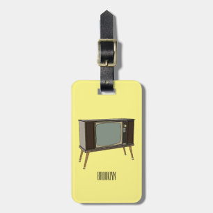 Étiquette À Bagage Illustration de dessin télévisé