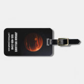 Étiquette À Bagage Illustration De Exoplanet Vhs 1256 B Et Ses Étoile (Devant horizontal)