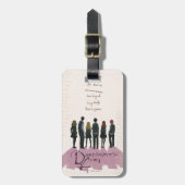 Étiquette À Bagage Illustration de l'armée de Dumbledore (Devant Vertical)