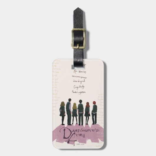 Étiquette À Bagage Illustration de l'armée de Dumbledore (Devant Vertical)