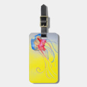 Étiquette À Bagage Illustration de l'art original de la créature mari (Devant Vertical)