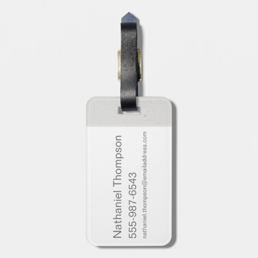 Étiquette À Bagage Illustration de Leta Lestrange (Dos Vertical)