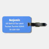 Étiquette À Bagage Illustration de l'humour en ballons de mouton mign (Dos horizontal)