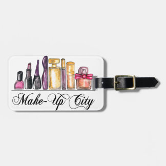 Étiquette À Bagage Illustration de mode Aquarelle Acrylique Horloge m