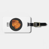 Étiquette À Bagage Illustration de poulet rôti (Devant horizontal)