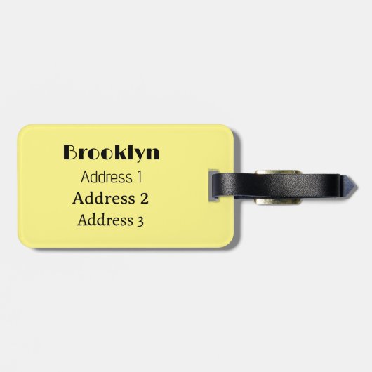 Étiquette À Bagage Illustration de poussette (Dos horizontal)