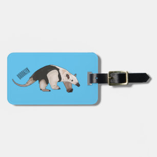 Étiquette À Bagage Illustration de Tamandua