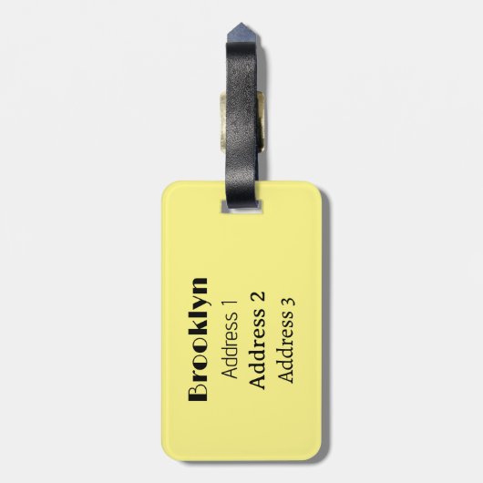 Étiquette À Bagage Illustration d'un chien hound afghan (Dos Vertical)