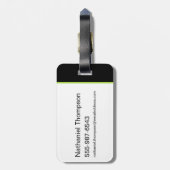 Étiquette À Bagage Illustration d'un joker en crise infinie (Dos Vertical)