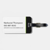 Étiquette À Bagage Illustration d'un joker en crise infinie (Dos horizontal)