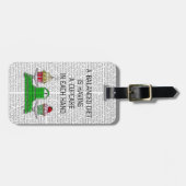 Étiquette À Bagage Illustration d'une alimentation équilibrée (Devant horizontal)