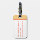 Étiquette À Bagage Illustration HARRY POTTER™ et Hedwig (Dos Vertical)