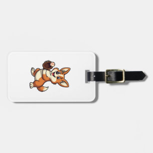 Étiquette À Bagage Illustration vectorielle de dessin animé d'attrape