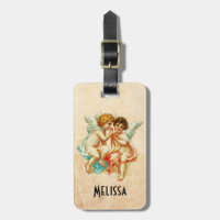 Illustration vintage Ephemera Angel Cherubs