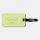 Étiquette À Bagage Illustrations de jardinage urbain girly (Dos horizontal)