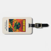 Étiquette À Bagage Ils Augmentent le réveil du Canada (Devant horizontal)