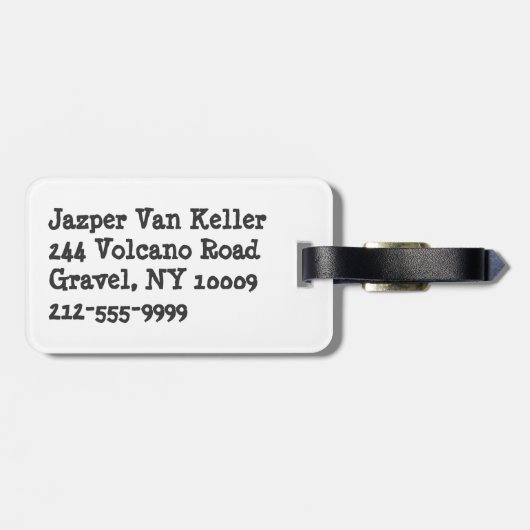 Étiquette À Bagage Im bon basket-ball bel Im (Dos horizontal)