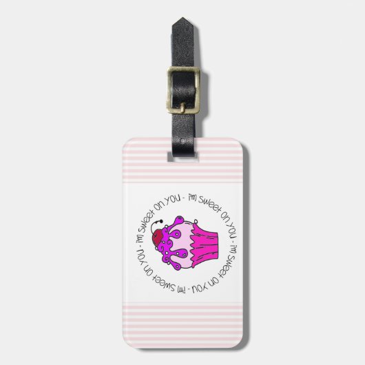 Étiquette À Bagage I'm Sweet on You Valentine (Devant Vertical)