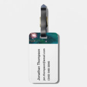 Étiquette À Bagage Image de galaxie de groupe d'étoile de nébuleuse (Dos Vertical)