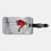 Étiquette À Bagage Image froide femelle (Dos horizontal)