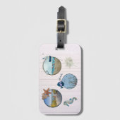 Étiquette À Bagage Images de mer (Devant Vertical)