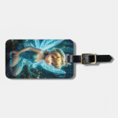 Étiquette À Bagage Imaginaire Cute Blue Fairy (Devant horizontal)