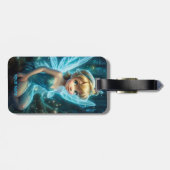 Étiquette À Bagage Imaginaire Cute Blue Fairy (Dos horizontal)