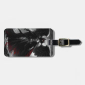 Étiquette À Bagage Imaginaire mignon Vivid Dark Scary Angel (Devant horizontal)