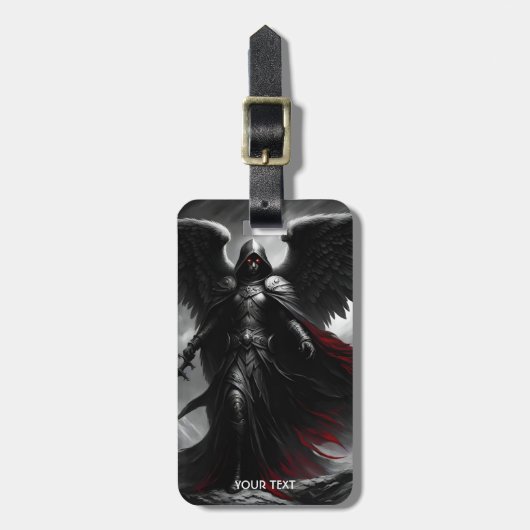 Étiquette À Bagage Imaginaire mignon Vivid Dark Scary Angel (Devant Vertical)