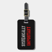 Étiquette À Bagage Importance systémique (Devant Vertical)