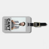 Étiquette À Bagage Impossible de toucher cette drôle d'avertissement  (Devant horizontal)