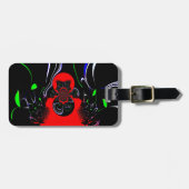 Étiquette À Bagage Impression d'art fluide Kaleidoscope (Devant horizontal)