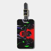 Étiquette À Bagage Impression d'art fluide Kaleidoscope (Devant Vertical)