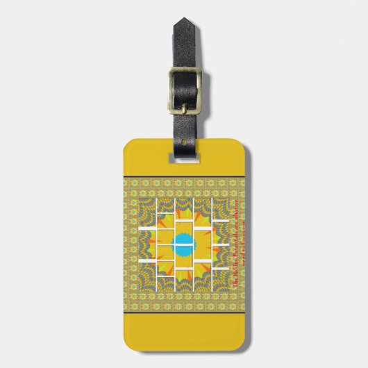 Étiquette À Bagage Impression d'images plus grande (Devant Vertical)