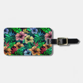 Étiquette À Bagage Impression hawaïenne (Devant horizontal)