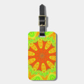 Étiquette À Bagage Impression Motif Samba (Devant Vertical)