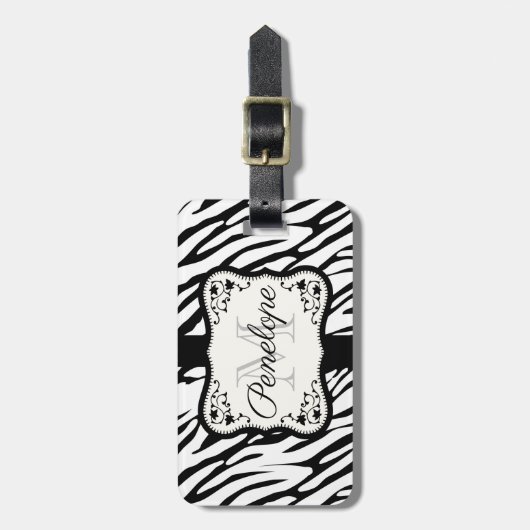 Étiquette À Bagage Impression Zebra (Devant Vertical)