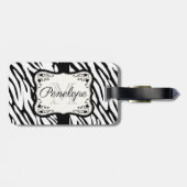 Étiquette À Bagage Impression Zebra (Dos horizontal)