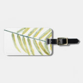 Étiquette À Bagage Impressions vertes VII (Devant horizontal)